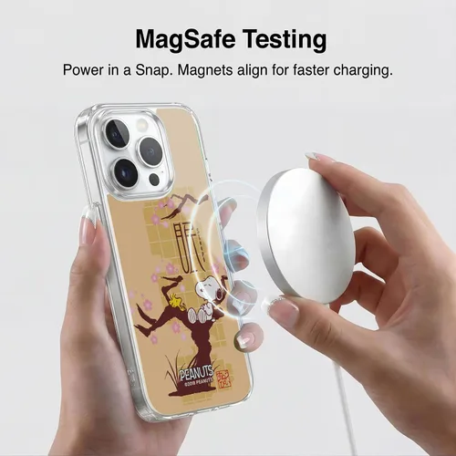 Vista 293 de Carcasa de gel para iPhone 7 Plus/iPhone 8 Plus, diseño de Snoopy Oriental de Peanuts, Badges