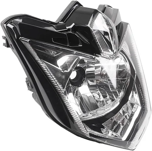 Vista 3 de Ensamble de Faro Delantero de Reemplazo para Motocicleta Compatible con Yamaha FZ6R 2009 2010 2011 FZ6R 09 10 11 FZ-6R