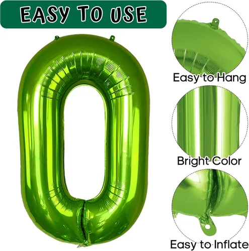 Vista 3 de 9 globos grandes de números moxicanos con globos de fiesta, globos de fiesta mexicana, decoraciones de fiesta de fiesta, decoraciones de fiesta