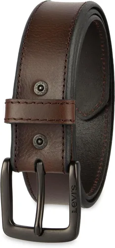 Vista 9 de Levi's Cinturón casual de doble remache para hombre Negro