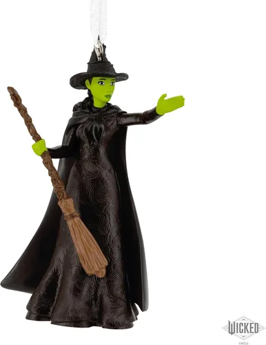 Vista 6 de Hallmark Adorno navideño de Wicked Elphaba, regalos de película