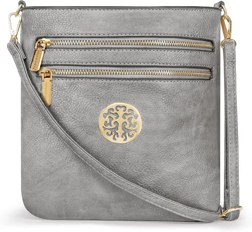 Vista 32 de Montana West Bolsos cruzados para mujer con múltiples bolsillos y correa ajustable