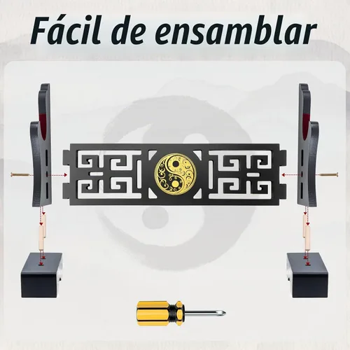 Vista 4 de Taichi - Soporte acolchado para espada, soporte de exhibición para sable de luz, espada samurái, hoja de cosplay, Tanjirou Demon Slayer Genshin