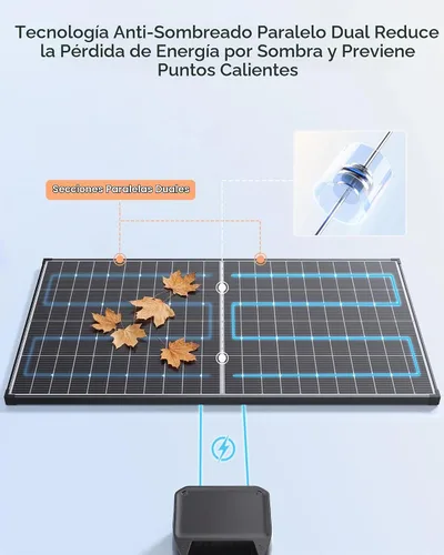 Vista 3 de ZOUPW 440 Watt N-Type 16BB Bifacial Anti-Shading Solar Panels