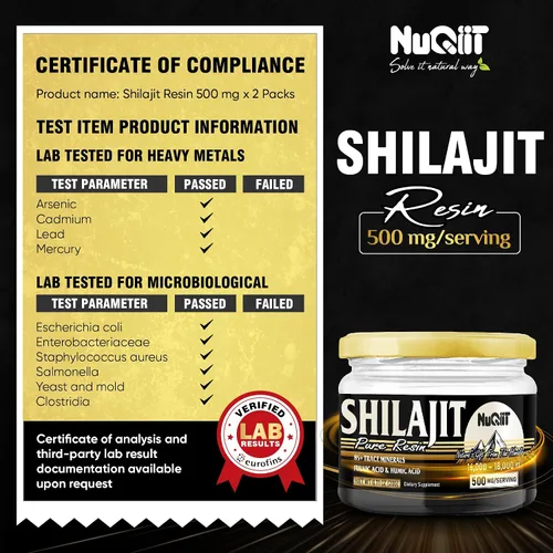 Vista 7 de 2 paquetes de suplemento Shilajit de 0.71 oz para suministro de 80 porciones, apoya la inmunidad, la salud cerebral y más - 500 mg Shilajit puro