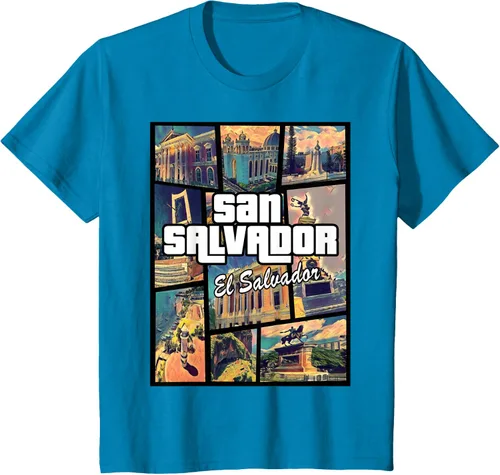 Vista 53 de Camiseta Orgullosa de San Salvador Capital El Salvador