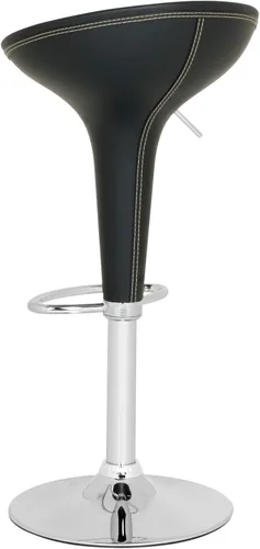 Vista 5 de Safavieh Home Collection Shedrack Taburete giratorio ajustable de gas de 23.2-31.7 pulgadas Negro