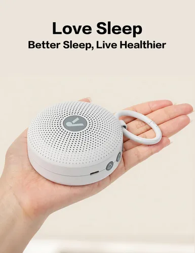 Vista 7 de Máquina portátil de ruido de sonido para bebés, niños y adultos con 21 sonidos relajantes naturales, función de memoria, 32 niveles de volumen