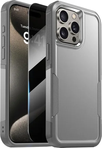 Vista 12 de Diaclara Funda diseñada para iPhone 12/iPhone 12 Pro, [con protector de pantalla de privacidad] [antiespía]