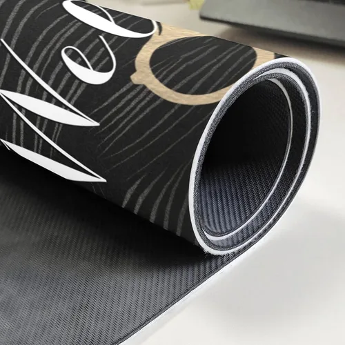 Vista 5 de Felpudo de goma antideslizante para peluquería para peluquería, peluquería, peluquería, puerta delantera, decoración del hogar, regalo, 23.6 x 15.7