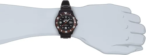 Vista 2 de Ice CTKCBS10 - Esfera de chocolate oscuro con reloj para hombre, Movimiento de cuarzo