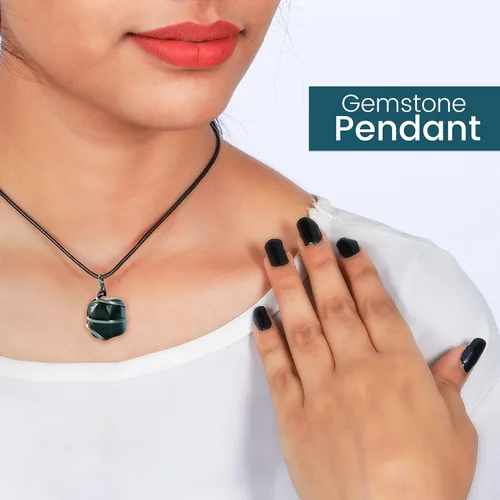 Vista 60 de PYOR Collar con colgante curativo de Reiki de cristal, gemas de buena suerte, prosperidad, riqueza, piedras preciosas naturales, collares de buena