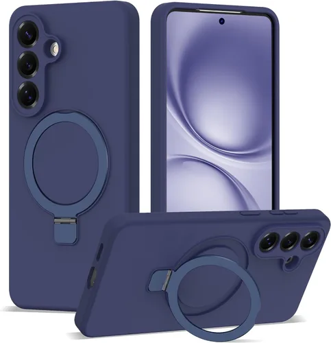 Vista 41 de SKYLMW - Funda para Samsung Galaxy S23 con soporte, 6.1 pulgadas, color negro Soporte de anillo magnético, compatible con Mag-Safe, funda