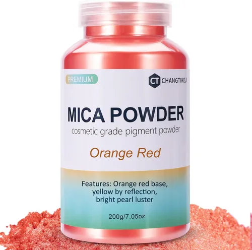 Vista 15 de CHANGTIKEJI Polvo de Mica, 24 Colores - 10g/Botella de Polvo de Pigmento Natural para Resina Epoxy, Fabricación de Jabón, Velas, Brillo de Labios