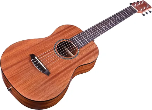 Vista 4 de Cordoba Mini II M, caoba, cuerpo pequeño, guitarra de cuerdas de nailon