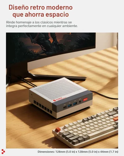 Vista 3 de ACEMAGIC X3 Mini Gaming PC Ryzen 7 H 255 Radeon 780M 16GB 1TB Windows11 Pro