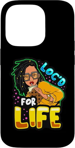 Vista 17 de Loc'd for Life Funny Locs Black Queen Dreadlocks Women Girls Case for iPhone 17