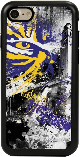 Vista 14 de Guard Dog NCAA - Funda híbrida para iPhone 7/8/SE Paulson Designs, color negro