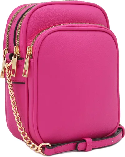 Vista 10 de Bolso cruzado ocasional de múltiples bolsillos Negro