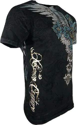 Vista 7 de Xtreme Couture by Affliction Men T-Shirt Sinner Tattoo Biker