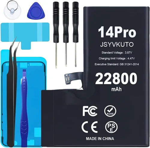 Vista 10 de Batería de 22800 mAh para iPhone 13 Mini, nueva batería de repuesto de 0 ciclos mejorada de mayor capacidad para iPhone 13 Mini con juego completo