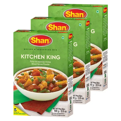 Vista 277 de Shan Chicken 65 - Mezcla de recetas y condimentos de 2.1 oz (60 g) - Polvo de especias para pollo frito picante agridulce - Adecuado