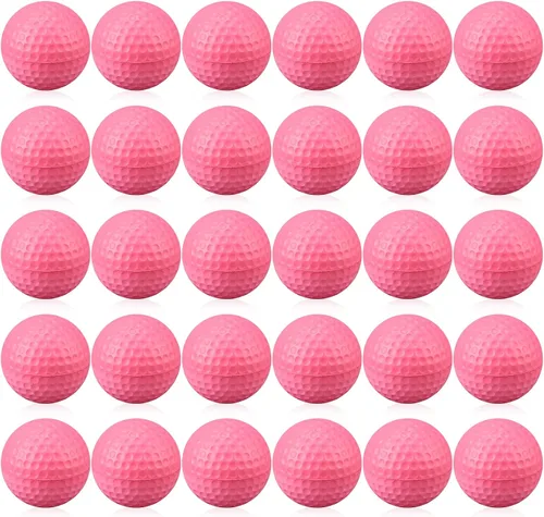 Vista 12 de 30 bolas de espuma para práctica de golf, bolas de espuma suave para práctica de golf, sensación realista y entrenamiento deportivo de vuelo