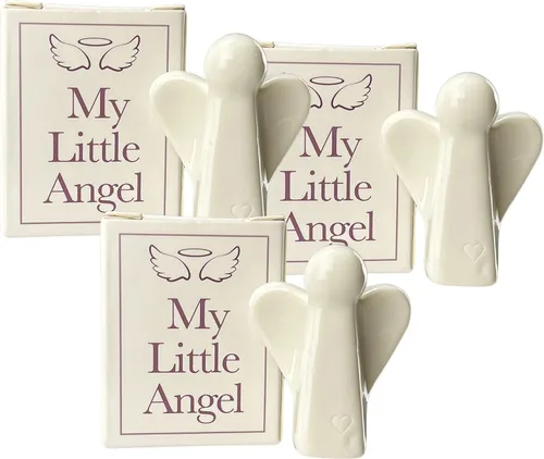Vista 7 de Jolitee My Little Angel - Figura de ángel guardián, regalos inspiradores para mujeres, pequeños ángeles decorativos, perfecta para coleccionar