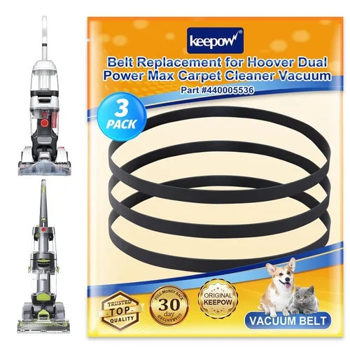 Vista 7 de KEEPOW Correa de vacío para limpiador de alfombras Hoover Dual Power Max FH51000, FH51001, FH51002, FH51010, FH51000RM, FH51000NC, FH51001, FH54000