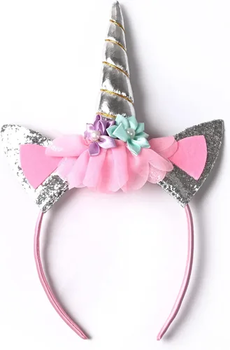 Vista 6 de QPANCY Vestidos de unicornio para niñas trajes de concurso de princesa diadema y ala a juego