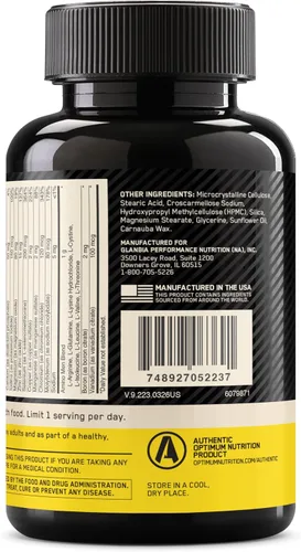 Vista 7 de Optimum Nutrition Opti-Men, Vitamina C, Zinc y Vitamina D, E, B12 para Apoyo Inmunológico Suplemento Multivitamínico Diario para Hombres, 90