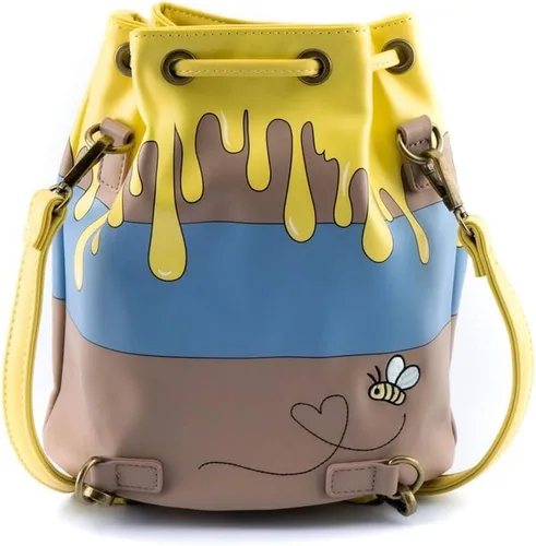 Vista 2 de Loungefly Disney Winnie the Poof 95th Anniversary Honey Pot - Bolso convertible para mujer, Multi
