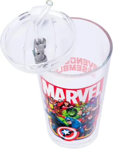 Vista 4 de Silver Buffalo Marvel Avengers con Iron Man, Hulk, Capitán América, Thor, Black Widow, Black Panther, Scarlet Witch, Vision, Falcon, y Hawkeye