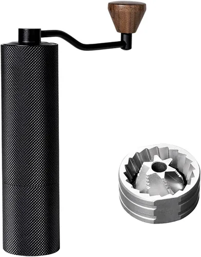 Vista 9 de TIMEMORE Molinillo de café manual Chestnut C3S con rebaba cónica S2C de acero inoxidable, cuerpo de metal, ajuste ajustable para C3S Negro