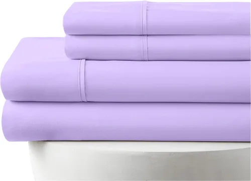 Vista 15 de Twin Size 4-Piece Sheet Set 1000 Thread-Count 100% Egyptain Cotton, 1000TC Soft, Breathable, Long-Staple Cotton Sateen Weave, Fits 19 Inches Extra