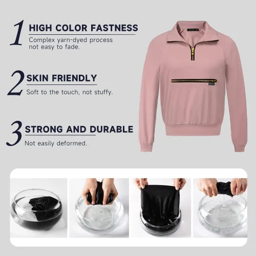 Vista 6 de niaahinn Conjunto de ropa quirúrgica con manga larga para mujer, camiseta de uniforme médico y pantalones quirúrgicos, uniformes de trabajo médico