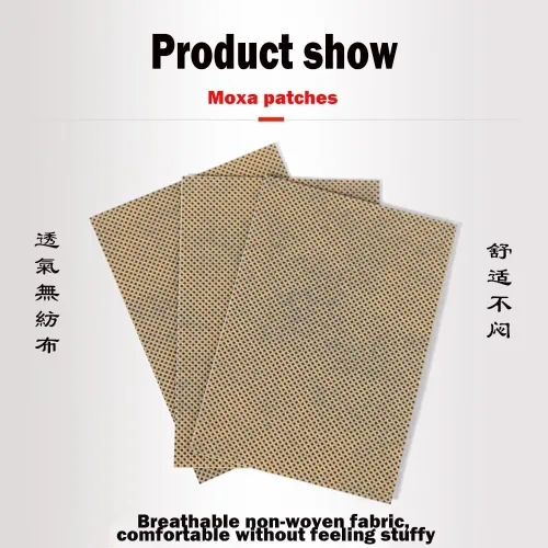 Vista 3 de Eeorxhl - Parche de moxibustión, calcomanías de ajenjo para rodilla, cintura, cuello, 40 unidades, caja