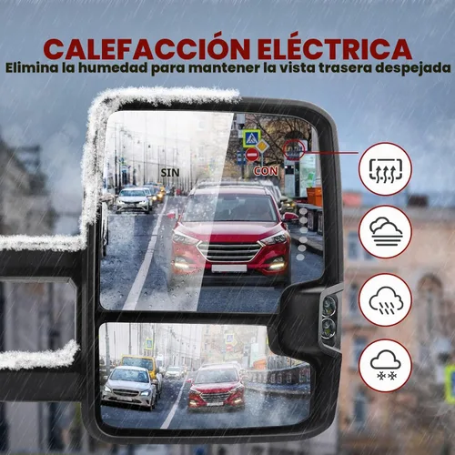 Vista 3 de YITAMOTOR Espejo de remolque compatible con Chevy Silverado GMC Sierra 2007