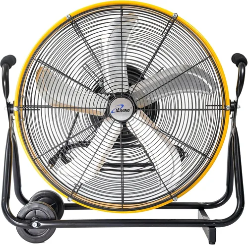 Vista 11 de iLiving Ventilador turbo de bajo ruido de 12 pulgadas 1139 CFM de 3 velocidades Circulador de aire portátil para tienda, oficina, invernadero, hogar