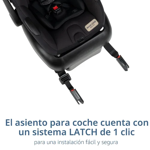 Vista 12 de Maxi-Cosi Zelia Pro - Sistema de viaje 5 en 1 con asiento de automóvil Mico Pro y cochecito de bebé, asiento reversible, ruedas grandes, mango