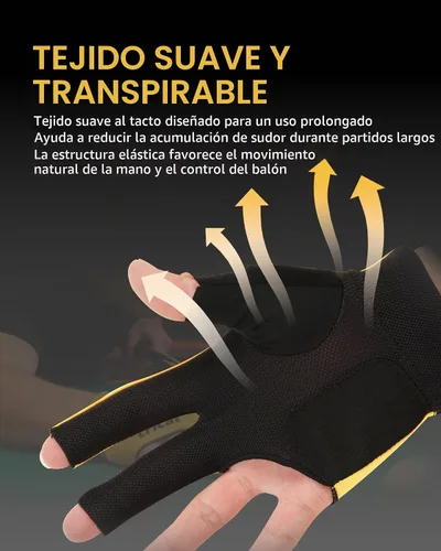 Vista 6 de CRICAL Billiard Glove, 3 Finger Pool Glove with Lycra