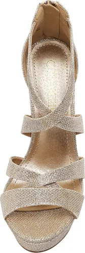 Vista 3 de DREAM PAIRS Sandalias de tacón alto con plataforma para mujer