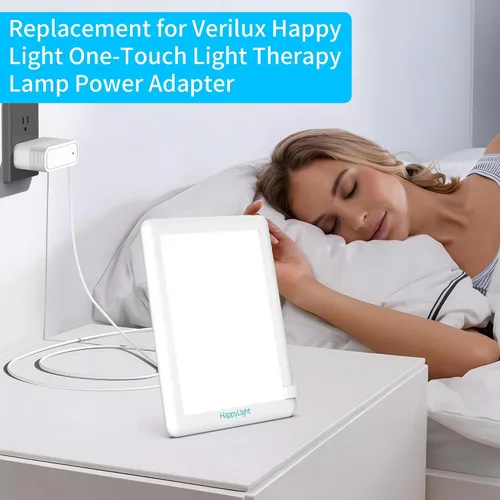 Vista 3 de Cargador de repuesto de 19.2 V para Verilux HappyLight Lucent VT22WW3 lámpara de terapia de luz adaptador de CA
