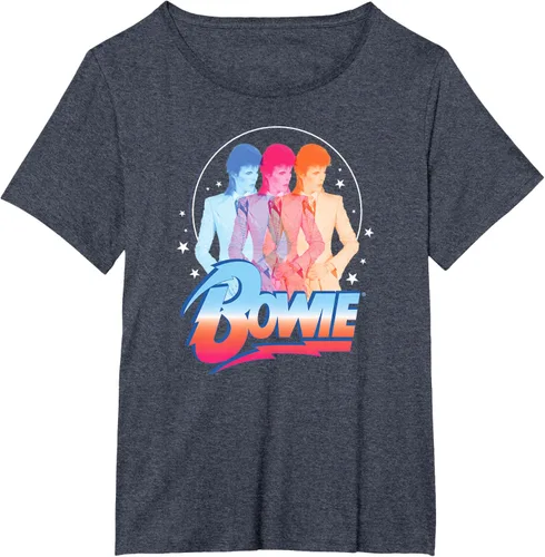 Vista 56 de David Bowie - Camiseta Bowie 3D, Negro