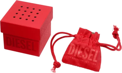 Vista 3 de Diesel Collar con colgante de acero inoxidable para hombre