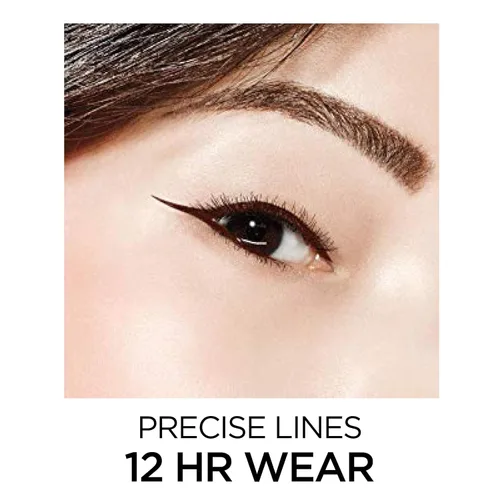 Vista 6 de Lápiz de ojos The Super Slim Eyeliner Infallible, negro, 0.034 oz, de la marca L'Oreal Paris, Negro