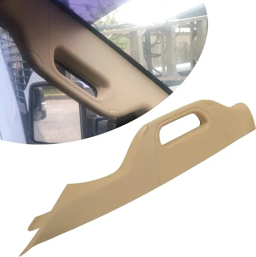 Vista 11 de HECASA Una manija de agarre de pilar, moldura interior derecha del lado del pasajero compatible con Ford F-250 F-350 F-450 F-550 Super Duty Negro