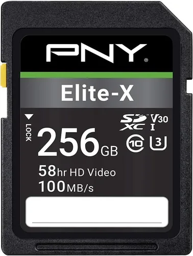 Vista 12 de PNY Tarjeta de memoria flash Elite-X C10 U3 V30 SDXC de 128 GB, 2