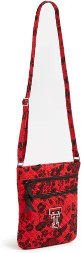 Vista 2 de Vera Bradley Cotton Collegiate Triple Zip Hipster Crossbody Purse (Multiple Teams Available)