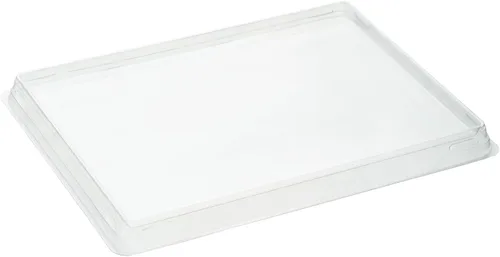 Vista 6 de Restaurantware Cafe Vision Contenedores de comida para llevar de 17 onzas, 200 cajas de almuerzo desechables con cierre de clic, tapas transparentes